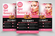 Beauty Spa Treatment Flyer Templates