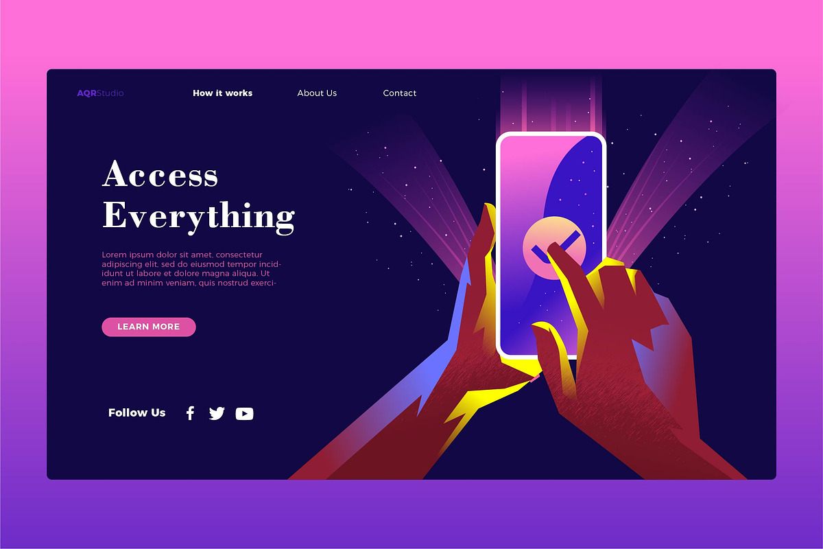 AccessEverything-Banner&Landing page in Web Elements - product preview 8