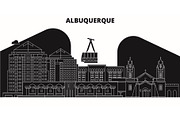 Albuquerque,United States, vector