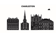 Charleston,United States, vector