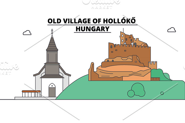 Hungary , Holloko, Old Village
