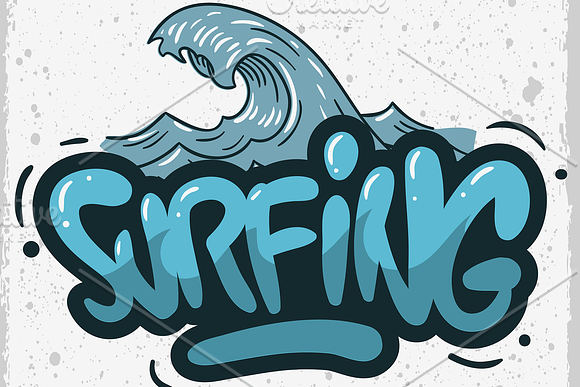Surfing Vector Graphics Collection in Illustrations - product preview 1