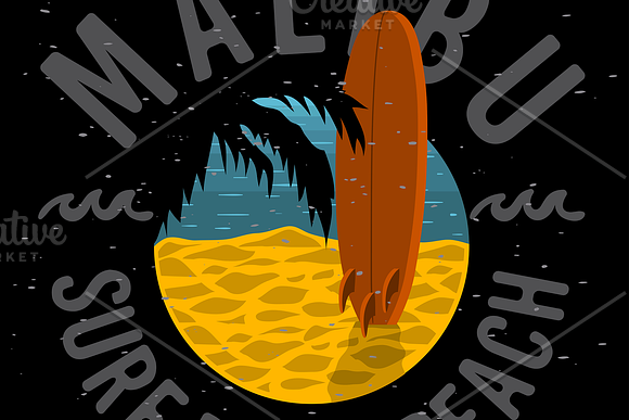 Surfing Vector Graphics Collection in Illustrations - product preview 5