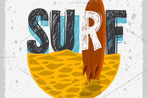 Surfing Vector Graphics Collection in Illustrations - product preview 8