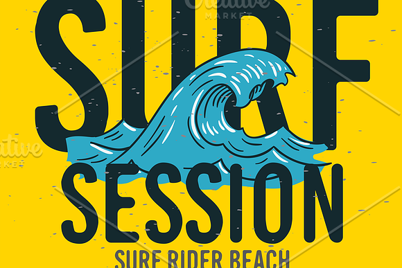 Surfing Vector Graphics Collection in Illustrations - product preview 9