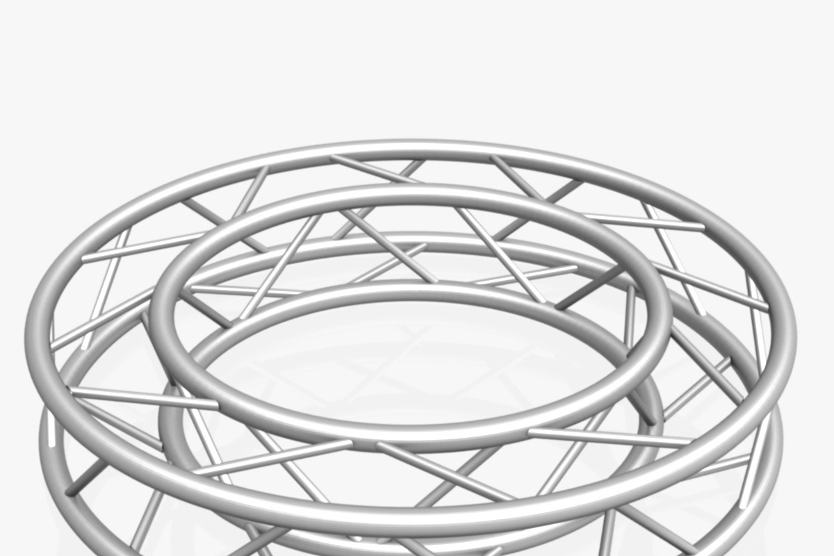 Circle Square Truss (Full diameter 1 in Electronics - product preview 8