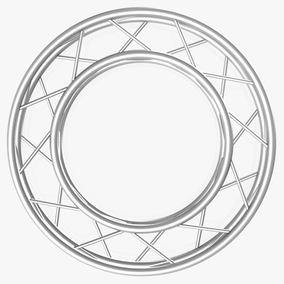 Circle Square Truss (Full diameter 1 in Electronics - product preview 2