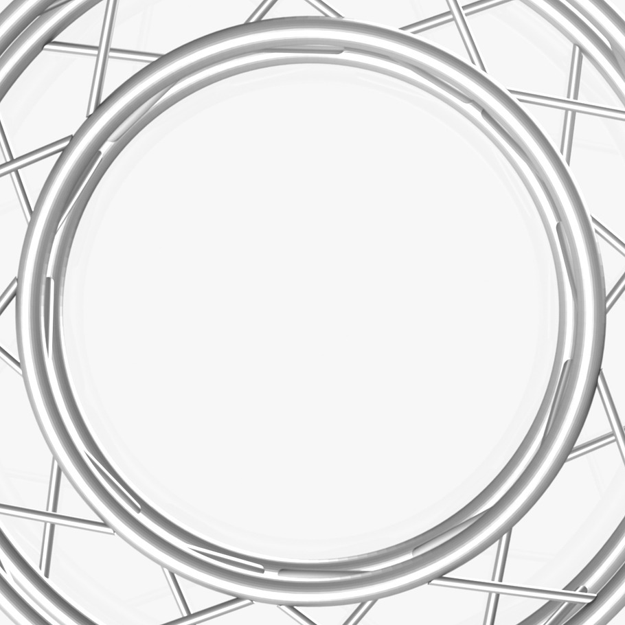 Circle Square Truss (Full diameter 1 in Electronics - product preview 5