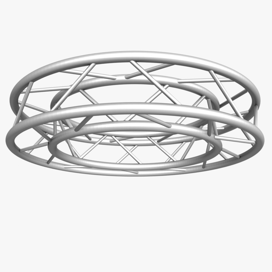 Circle Square Truss (Full diameter 1 in Electronics - product preview 6