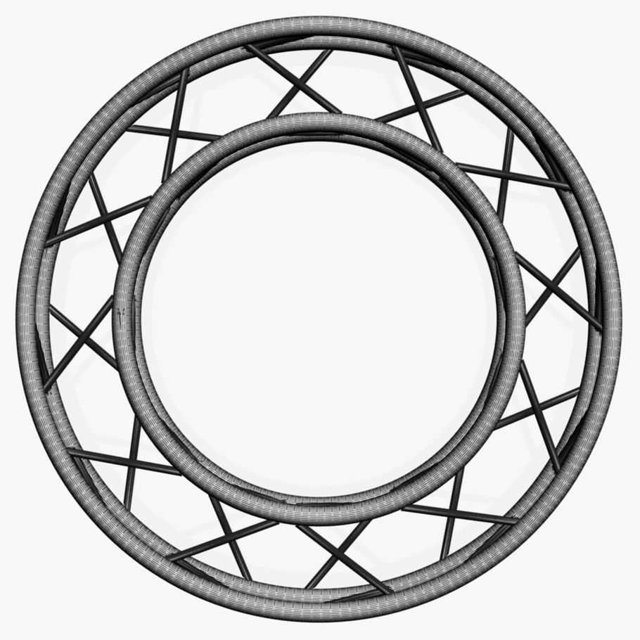 Circle Square Truss (Full diameter 1 in Electronics - product preview 12