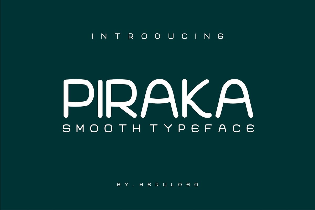 PIRAKA SMOOTH TYPEFACE in Sans-Serif Fonts - product preview 8
