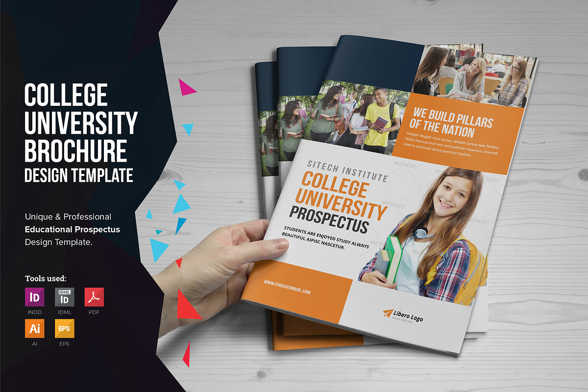 Education Prospectus Brochure v4 in Brochure Templates - product preview 8