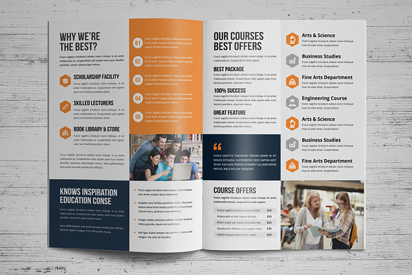 Education Prospectus Brochure v4 in Brochure Templates - product preview 2