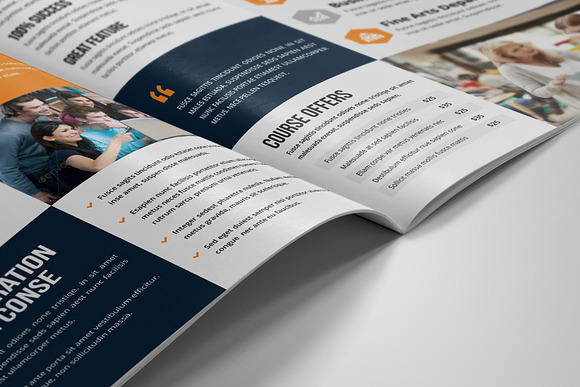 Education Prospectus Brochure v4 in Brochure Templates - product preview 3