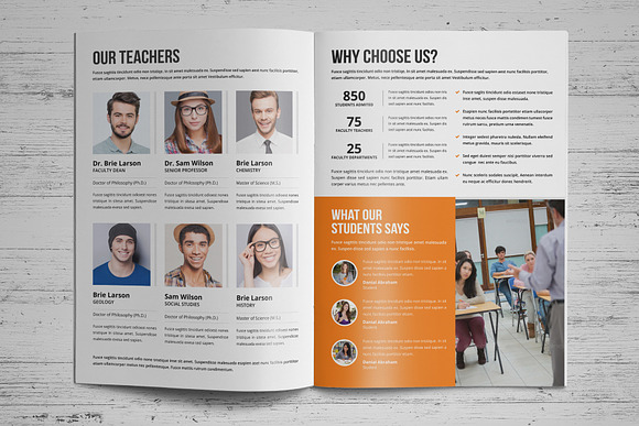 Education Prospectus Brochure v4 in Brochure Templates - product preview 4
