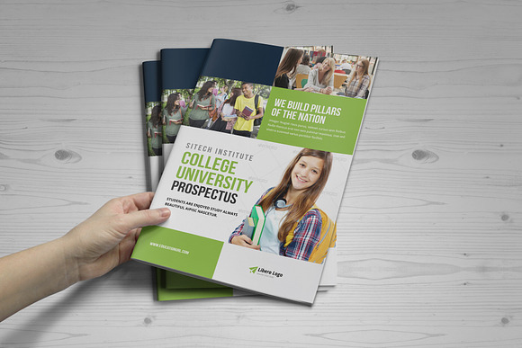Education Prospectus Brochure v4 in Brochure Templates - product preview 6