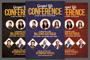 Gospel Life Conference Church Flyer