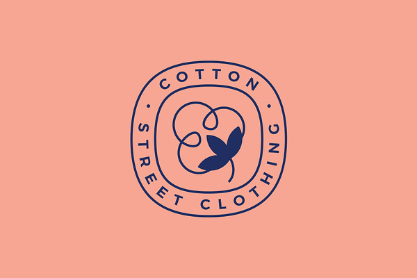 Cotton Street Clothing Logo Template
