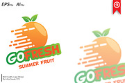 Fresh Fruit Logo Templates