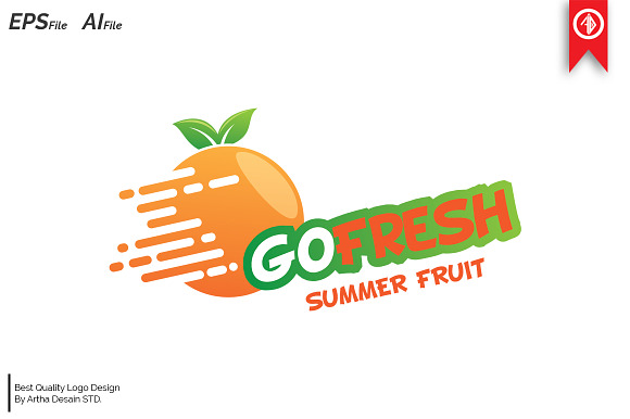 Fresh Fruit Logo Templates in Logo Templates - product preview 2