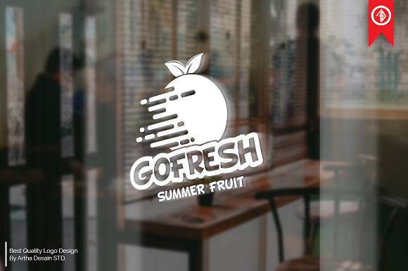 Fresh Fruit Logo Templates in Logo Templates - product preview 4