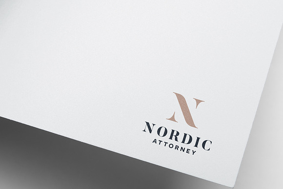 Nordic Attorney Logo Template in Logo Templates - product preview 1
