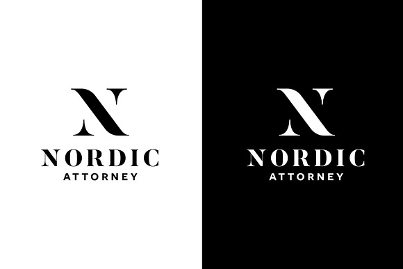 Nordic Attorney Logo Template in Logo Templates - product preview 2