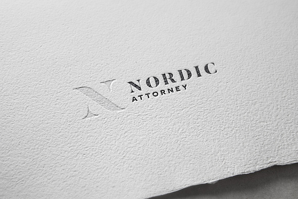 Nordic Attorney Logo Template in Logo Templates - product preview 3