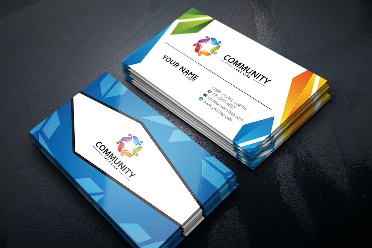 Colorful Management Identity Design in Stationery Templates - product preview 8
