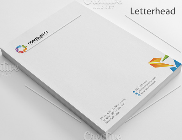 Colorful Management Identity Design in Stationery Templates - product preview 1