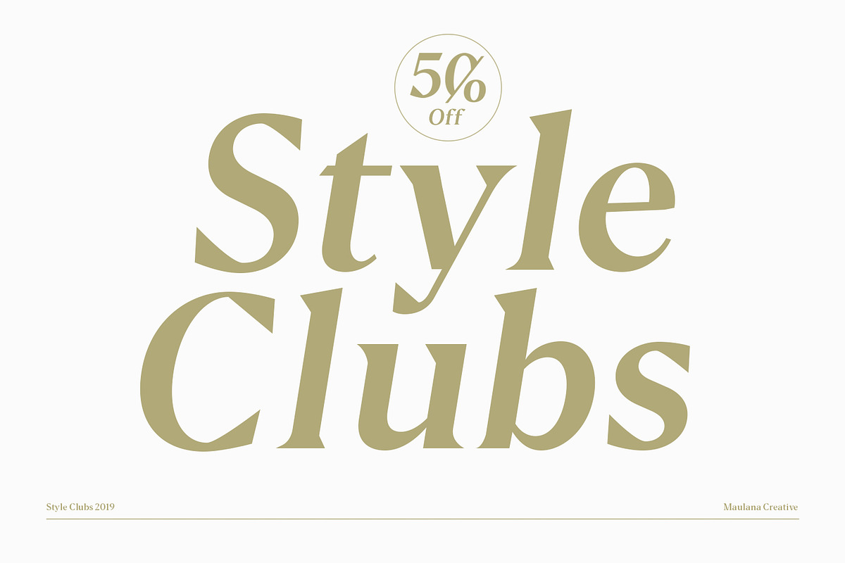 Style Clubs Serif - 50% OFF in Serif Fonts - product preview 8