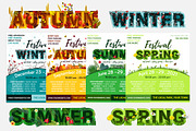 Seasonal Posters and Sale Banner