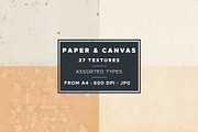 Paper & Canvas Textured Backgrounds