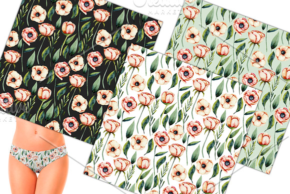 Vermont flowers. Big floral clipart. in Illustrations - product preview 7