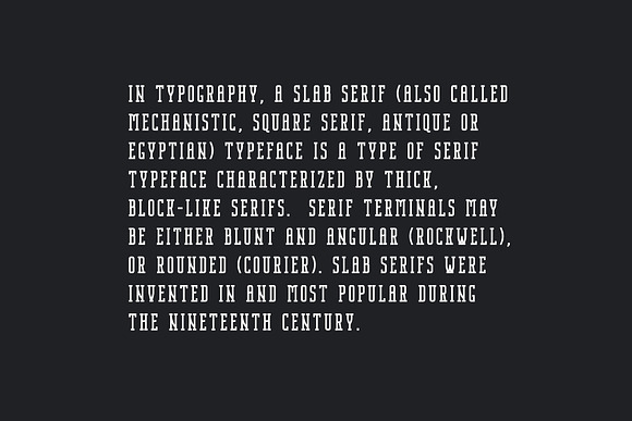 Nordin Slab - Condensed Slab Serif in Slab Serif Fonts - product preview 2