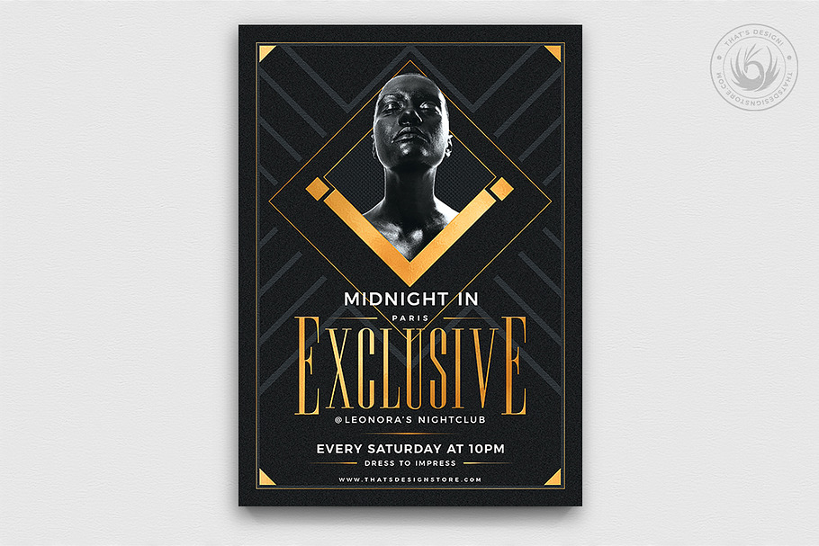 Exclusive Party Flyer Template in Flyer Templates - product preview 8