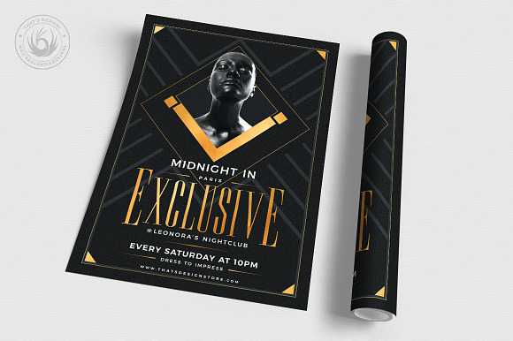 Exclusive Party Flyer Template in Flyer Templates - product preview 2