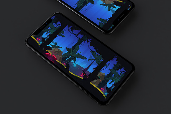 Deep jungle background in Illustrations - product preview 1