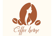 Logo for coffee house or shop