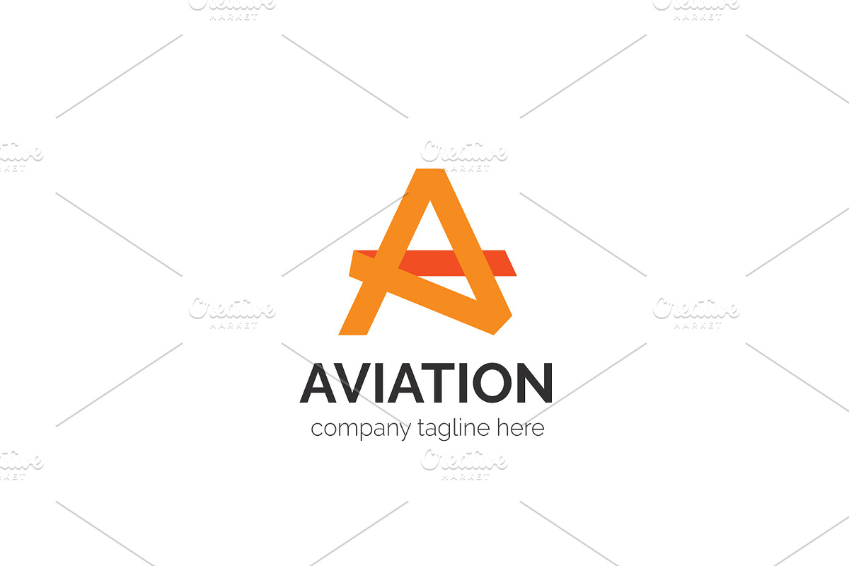 Aviation Letter A Logo in Logo Templates - product preview 8