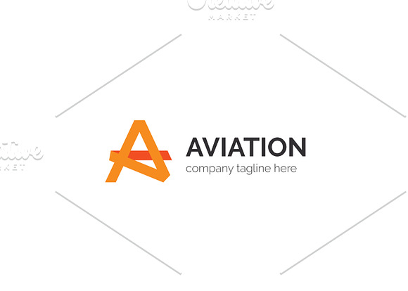 Aviation Letter A Logo in Logo Templates - product preview 1