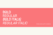 Zolda Script + Sans Family | 7 Fonts