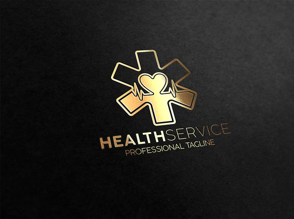 Health Service Logo in Logo Templates - product preview 2