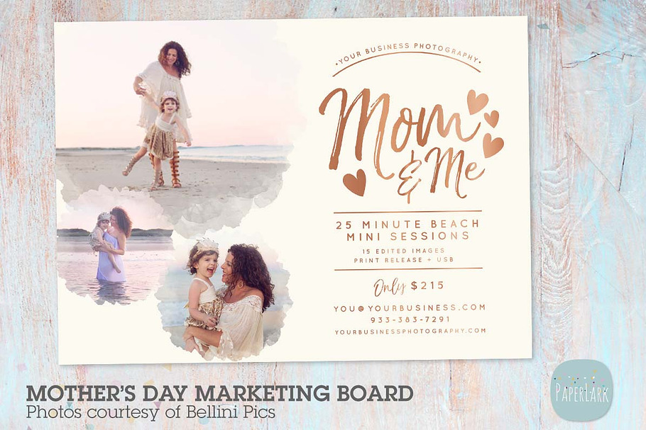 IM037 Mom Marketing Board by Paper L in Flyer Templates - product preview 8