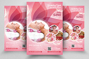 Spa Treatment Pink Flyer Template
