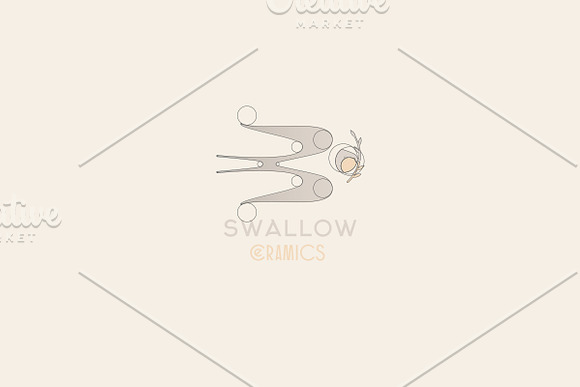 Swallow in Logo Templates - product preview 1
