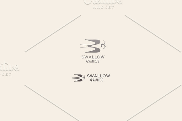 Swallow in Logo Templates - product preview 2