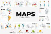 MAPS Infographics. Google Slides.