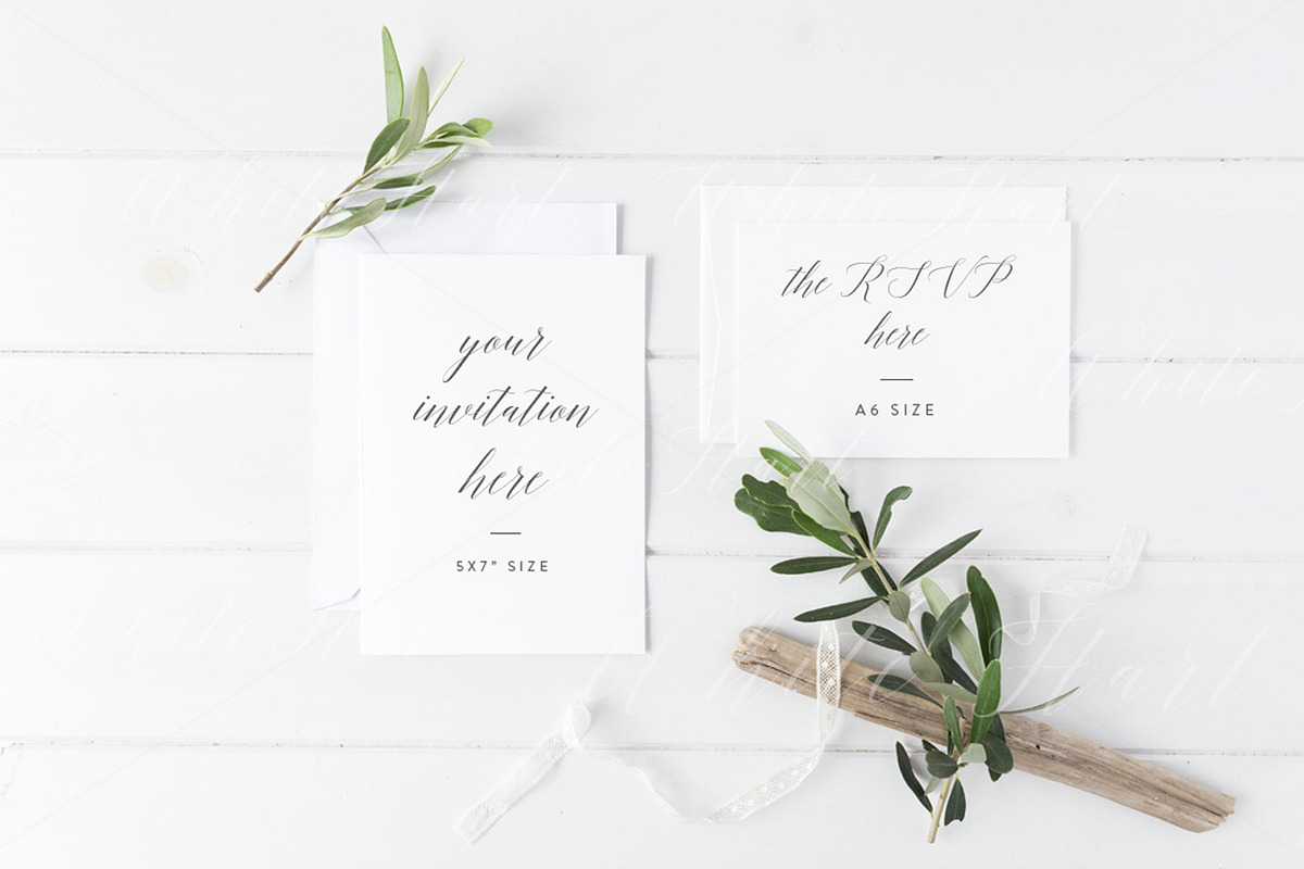 Wedding stationery mockup in Product Mockups - product preview 8