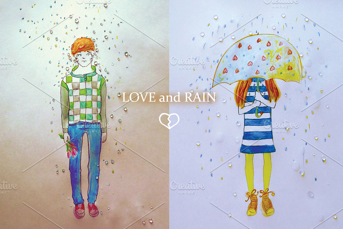 Love and Rain in Illustrations - product preview 8